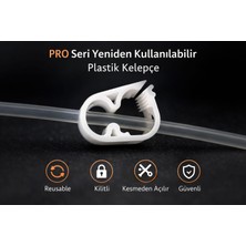 Yumuşak Hortum Sıvı Akış Düzenleyici Plastik Kelepçe(10 Adet)