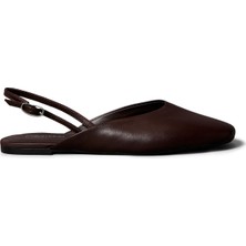 Calvin Klein %100 Koyun Derisi Koyu Mor Kadın Babet HW0HW02852VH2