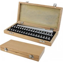 Normadia Ahşap Yüzük Ölçü Seti, Kuyumcu Malafası, Profesyonel Takı Ölçüm Araçları