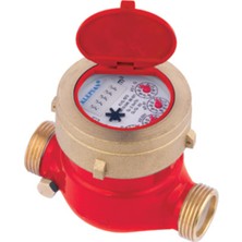 Normadia Sıcak Su Sayacı Kısa Tip 3/4, 110MM, Dayanıklı ve Kullanışlı Tasarım