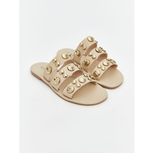 Lc Waikiki Yeni Sezon Deri Görünümlü Kadın Terlik