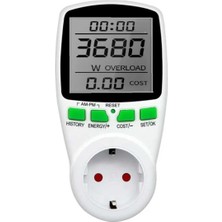 Normadia Dijital Wattmetre Güç Ölçüm Cihazı Elektrik Tüketim Ölçer