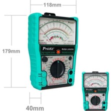 Normadia Çok Fonksiyonlu Analog Multimetre Ac/dc 1000V 10A Buzzer ve Test Lead ile Güçlü Ölçüm