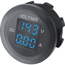 Normadia Dijital Voltmetre Ampermetre, 12V/24V Ölçüm Cihazı, Hassas Elektronik Ölçüm