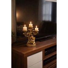 Seymen Bıçakçılık Fil Desenli Dekoratif Mumluk – Klasik Şamdan | Mumlar Dahil Değildir