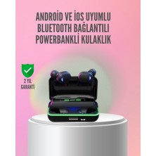 Zero Land Storozal Powerbank Özellikli Bluetooth 5.1 Kulaklık Oyun ve Müzik Için