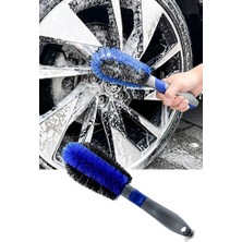 Meyzone Premium Mavi Oto Araç Jant Temizleme Fırçası Jant Temizlik Fırçası