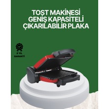Zero Land Storozal 2000 Watt Teflon Tost Makinesi – Geniş Plaka, Ayarlanabilir Isı, Kolay Temizlik