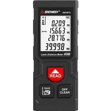 Normadia Dijital Lazer Mesafe Ölçer, 40M Uzunluk Ölçme Aracı, Hassas Uzaklık Bulucu