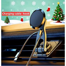 Meyzone Premium Araç Içi Göğüs Telefon Tutucu Tesla Ekran Arkası Manyetik Mıknatıslı Telefon Tutacağı