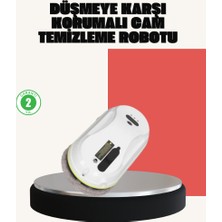 Zero Land Storozal Ups Destekli Düşmeye Karşı Korumalı Cam Temizleme Robotu