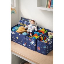 Luxway Home 4'lü Uzay Desenli Çekmece Içi Düzenleyici Organizer Set