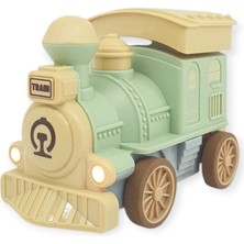 Oyuncak Tren Işıklı Sesli Bas Gitsin 14CM - Yeşil - 8068A