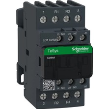 Schneider Electric Schneider LC1D258U7 Tesys D Kontaktör - 4p(2 Na + 2 Nk) - Ac-1 - <= 440 V 40 A - 240 V Ac Bobin