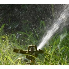 Kl Home Tüm Metal Gövde - Çat Çatlı Kazıklı Fiskiye Bahçe Çim Sulama Fiskiye (1 Adet Fiyatı)