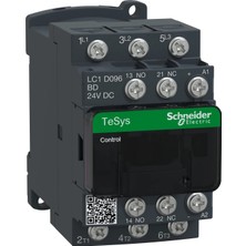 Schneider Electric Schneider LC1D096BD Tesys D Kontaktör - 3p(3 Na) - Ac-3 - <= 440 V 9 A - 24 V Dc Bobin