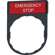 Schneider Electric Schneider ZBY2330 8X27MM Emergency Stop Etiketli Için 30X40MM Tutucu