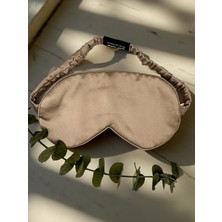 ICON SILK 'Sleep & Glow' %100 Saf Ipek Uyku Maskesi Göz Bandı (Light Gold)