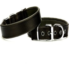 Softlu Dokuma Köpek Tasması 2,5 cm x 50 cm Siyah