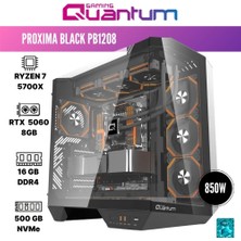 Quantum Gaming Proxima PB1208 Ryzen 7 5700X 16GB Ddr4 512GB Nvme RTX5060 8gb Masaüstü Oyuncu Bilgisayarı