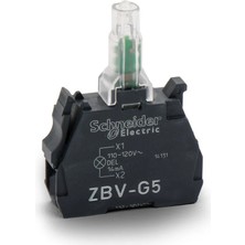 Schneider Electric Schneider Zbvg5 Başlık Ø22 Entegre LED 110...120V Için Turuncu Işık Bloğu Vida Kelepçs Terminali
