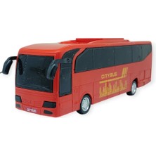 Sürtmeli Tur Otobüsü - 23 cm - Kırmızı