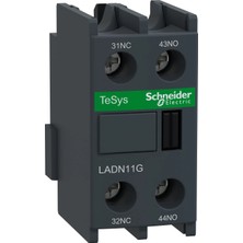Schneider Electric Schneider LADN11G Tesys D - Yardm Kontk Bloğu - 1na + 1nk - Vida Kelepçesi Terminalleri