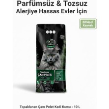 Happy Cat Litter Topaklanan Çam Pelet Kedi Kumu 10 Litre - Tozsuz
