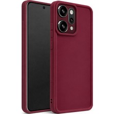 Vissona Oppo RENO14 5g Uyumlu Kamera Çıkıntılı Mat Silikon Telefon Kılıfı