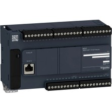 Schneider Electric Schneider TM221C40T, Modicon M221, Kompakt Tip Programlanabilir Lojik Kontrolör(Plc), 24 Dijital Giriş, 16 Transistör Çıkış, 2 Analog Çıkış, 24 Volt Dc