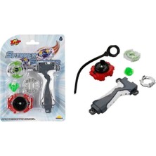 Nasyonel Toys Çekmeli Beyblade Spinner Oyuncak Seti | Fırlatıcı ve Parçalı Set | 3+ Yaş
