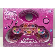 Nasyonel Toys Pretty Pinky Fashion Make Up Set | Çocuklar Için Oyuncak Makyaj Seti | Aksesuarlı Güzellik Seti