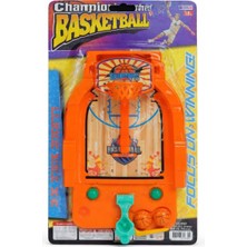 Nasyonel Toys Mini Basketbol Oyuncak Seti – Masaüstü Basket Atış Oyunu (Tekli)