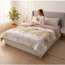 Esre Ev Tekstili Battal Boy Welsoft Uyku Seti Alena Pudra (4 Parça) Çantalı