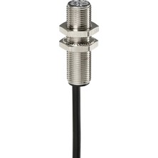 Telemecanique Sensors Telemecanique XS112BLFAL2 Endüktif Sensör Xs1 M12, L58 Mm, Pirinç Gövde, Sn 2 Mm, 24…240 Vac, 2 M Kablolu