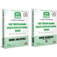 Data Yayınları 2026 Gys Gençlik ve Spor Bakanlığı Yurt Yönetim Memuru Gençlik Hizmetleri Memuru Memur Hazırlık