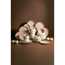 Perotti Roma Beige 58 Parça 12 Kişilik Bone Porselen Yemek Takımı