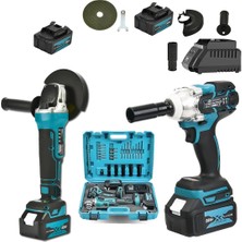 Prohummer PH285 Akülü Ultra 2li Set 58W Somun Sökme ve 125MM Avuç Taşlama