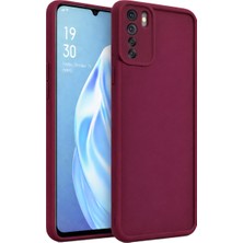 Vissona Oppo A91 4g ve Oppo Reno 3 ve Oppo F15 Uyumlu Kamera Çıkıntılı Mat Silikon Telefon Kılıfı