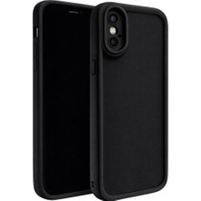 Vissona iPhone Xs Max Uyumlu Kamera Çıkıntılı Mat Silikon Telefon Kılıfı