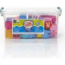 Nasyonel Toys Nasyonel- 52 Parça Büyük Blok Seti – Kilitli Saklama Kutulu Eğitici Oyuncak