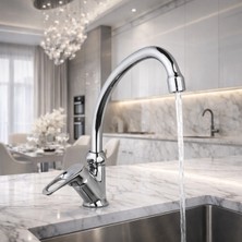 Fulcie Tek Su Girişli Mutfak-Lavabo- Eviye Bataryası