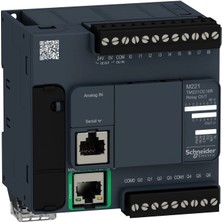 Schneider Electric Schneider TM221CE16R, Modicon M221, Kompakt Tip Programlanabilir Lojik Kontrolör(Plc), 9 Dijital Giriş, 7 Röle Çıkış, 2 Analog Çıkış, 100-240 Volt Ac, Ethernetli