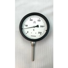 Normadia Çap 160MM Termometre, 0-250°C, Alttan 10 cm Uzunluk