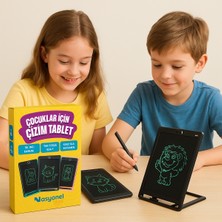 Nasyonel Toys Digital Çocuk Yazı Çizim Tableti LCD 8.5 Inc Ekranlı ve Bilgisayar Kalemli