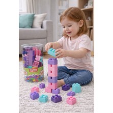Nasyonel Toys Nasyonel -72 Parça Büyük Blok Oyuncak Seti – Renkli Yapı Blokları, Eğitici Oyuncak