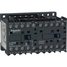 Schneider Electric Schneider LC2K0601F7 Tesys K Dönüşlü Kontaktör - 3p(3 Na) - Ac-3 - <= 440 V 6 A - 110 V Ac Bobin