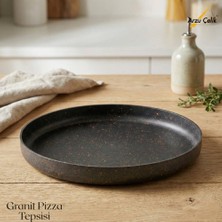 Arzu Çelik 28 Cm Granit Pizza Tepsisi - Siyah