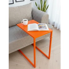 Adowan Turuncu Metal C Sehpa