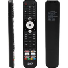 Huayu RM-L1837 Haier Netflix Youtube Prime Video Youtube Music Tuşlu LCD LED Tv Kumanda